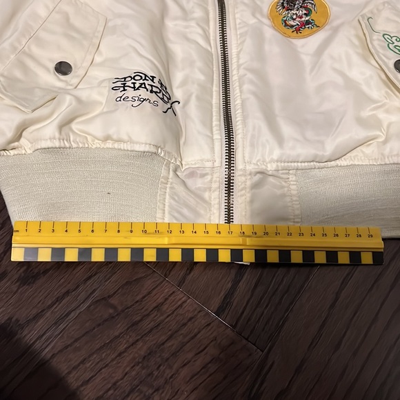 Ed hardy bomber jacket sz XS - Picture 15 of 16